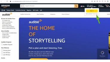 How to buy a book on audible