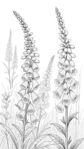flowers coloring pages aesthetic