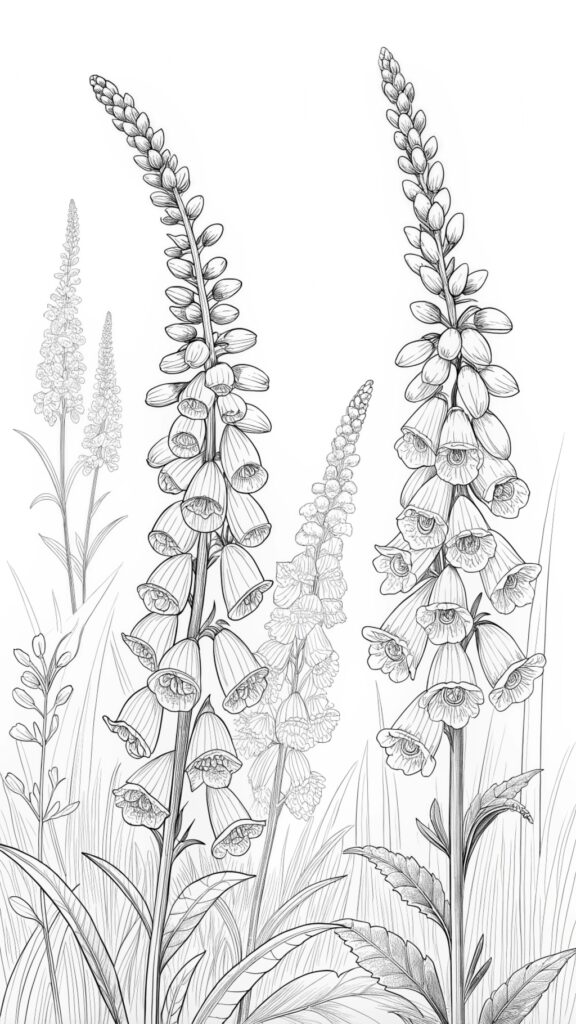 flowers coloring pages aesthetic