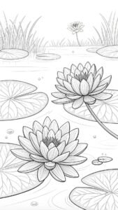 flowers coloring pages aesthetic
