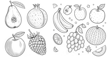 Fruit Coloring Pages